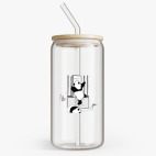 Банка с бамбуковой крышкой