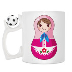 Кружка с футбольным мячиком