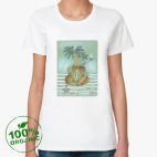 Женская футболка органик