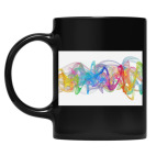 Кружка цветная UV-DTF