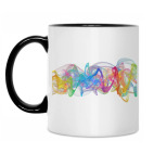 Кружка двухцветная