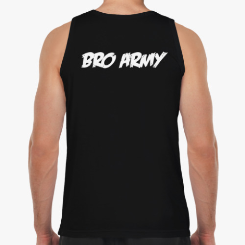 Майка с принтом BRO ARMY