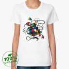 Женская футболка органик