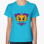 Классическая женская футболка Маска Сова