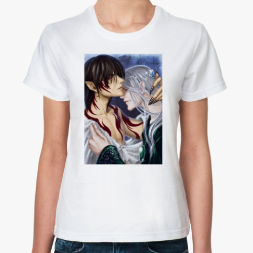 Классическая футболка с принтом Заклятие