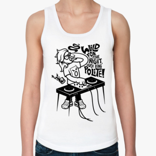 Женская майка с принтом Skrillex