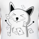 Счастливый Котэ с картами