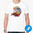 Мужская спортивная футболка