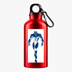 Металлическая бутылка 400 мл UV-DTF