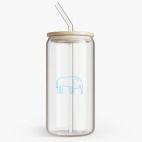 Банка с бамбуковой крышкой