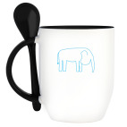 Кружка с ложкой