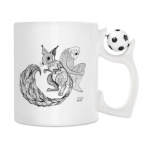 Кружка с футбольным мячиком