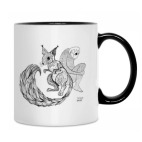 Кружка двухцветная