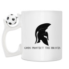 Кружка с футбольным мячиком