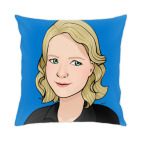 Подушка 35x35 см Pretty Girl