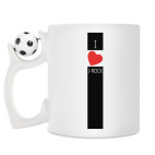 Кружка с футбольным мячиком