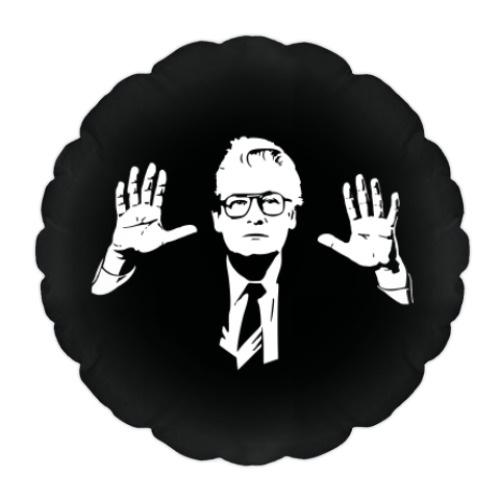 Подушка с принтом Зарядись!