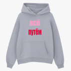 Толстовка худи оверсайз