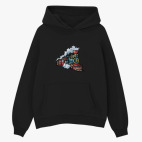 Толстовка худи оверсайз