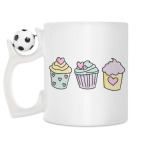 Кружка с футбольным мячиком