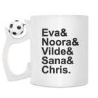 Кружка с футбольным мячиком