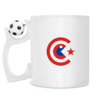 Кружка с футбольным мячиком
