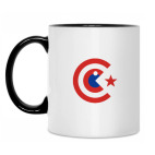 Кружка двухцветная