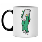 Кружка двухцветная