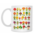 Классическая кружка Фрукты, Овощи и Ягоды