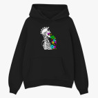 Толстовка худи оверсайз