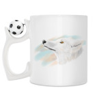 Кружка с футбольным мячиком