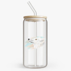 Банка с бамбуковой крышкой