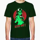 Классическая футболка Зомби - поцелуй меня