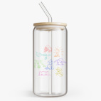 Банка с бамбуковой крышкой