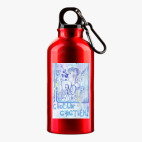 Металлическая бутылка 400 мл UV-DTF