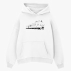 Толстовка худи оверсайз