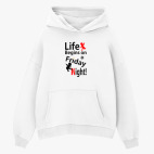 Толстовка худи оверсайз