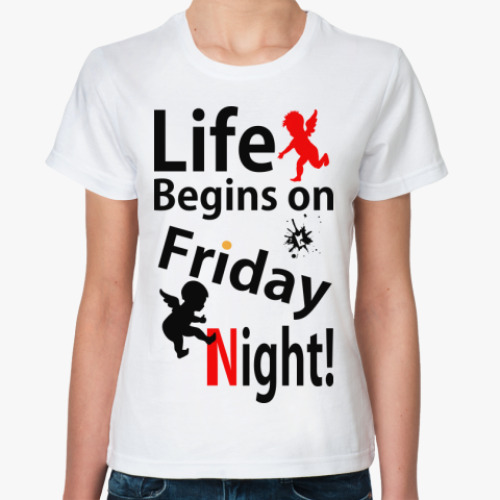 Классическая футболка Friday night!