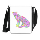 Сумка на плечо (мини-планшет) Дикая кошка