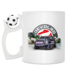 Кружка с футбольным мячиком