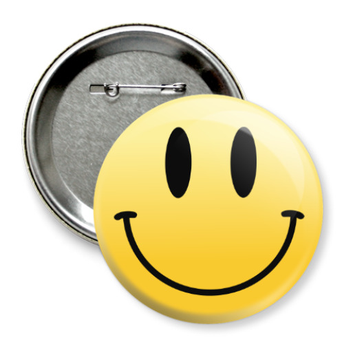 Значок 75мм Smile