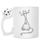 Кружка с футбольным мячиком