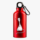 Металлическая бутылка 400 мл UV-DTF