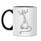 Кружка двухцветная