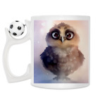 Кружка с футбольным мячиком