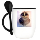 Кружка с ложкой