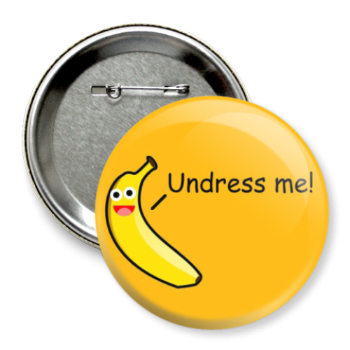 Значок 75мм Банан