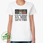 Женская футболка органик