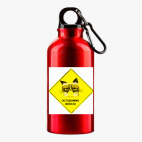 Металлическая бутылка 400 мл UV-DTF