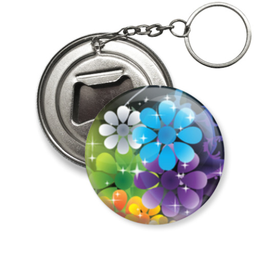 Брелок-открывашка с принтом Для гламурных цыпочек